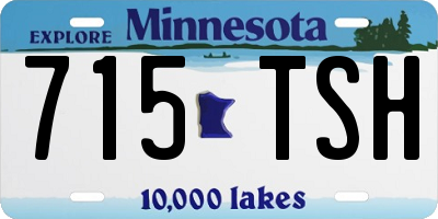 MN license plate 715TSH