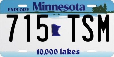 MN license plate 715TSM