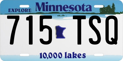 MN license plate 715TSQ