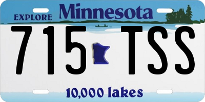 MN license plate 715TSS