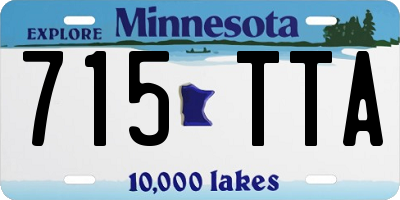 MN license plate 715TTA
