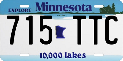 MN license plate 715TTC