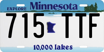 MN license plate 715TTF
