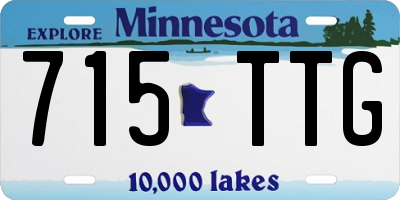 MN license plate 715TTG