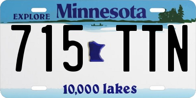 MN license plate 715TTN