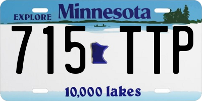 MN license plate 715TTP