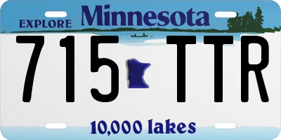 MN license plate 715TTR