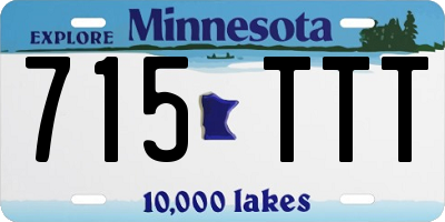 MN license plate 715TTT