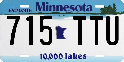 MN license plate 715TTU