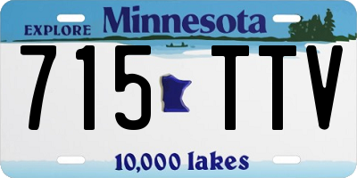 MN license plate 715TTV