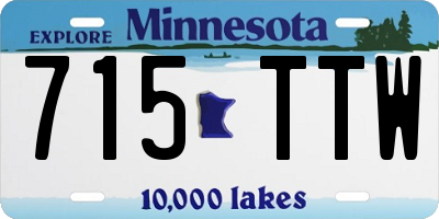 MN license plate 715TTW