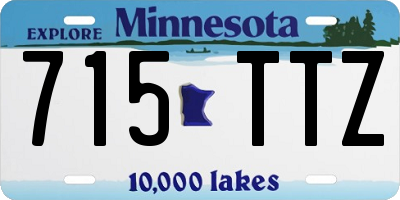 MN license plate 715TTZ