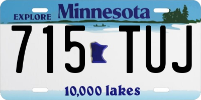 MN license plate 715TUJ