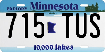 MN license plate 715TUS