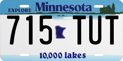 MN license plate 715TUT