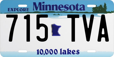 MN license plate 715TVA