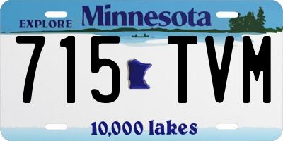 MN license plate 715TVM