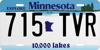MN license plate 715TVR