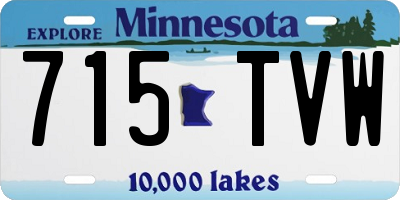 MN license plate 715TVW