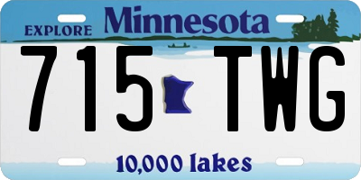MN license plate 715TWG