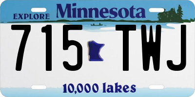 MN license plate 715TWJ