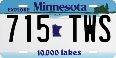 MN license plate 715TWS