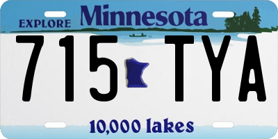 MN license plate 715TYA