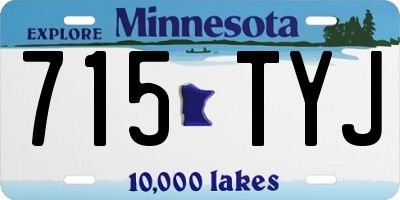 MN license plate 715TYJ