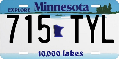 MN license plate 715TYL