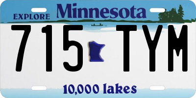 MN license plate 715TYM