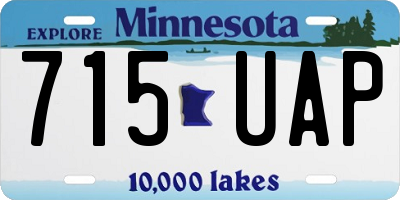 MN license plate 715UAP