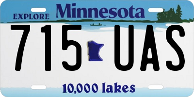 MN license plate 715UAS