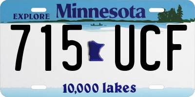 MN license plate 715UCF