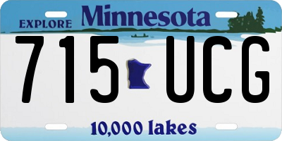 MN license plate 715UCG