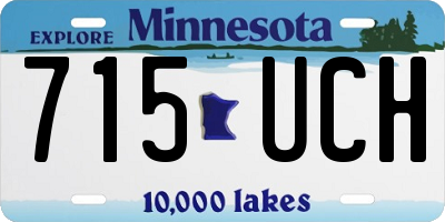 MN license plate 715UCH