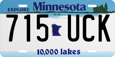 MN license plate 715UCK