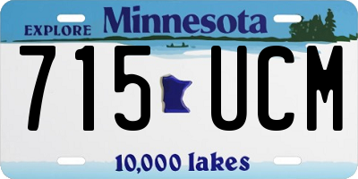 MN license plate 715UCM