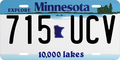 MN license plate 715UCV