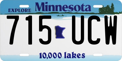 MN license plate 715UCW