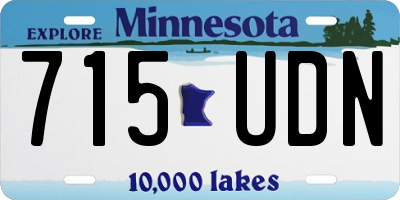 MN license plate 715UDN