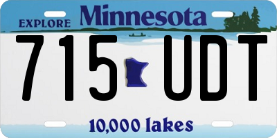 MN license plate 715UDT