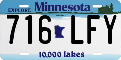 MN license plate 716LFY