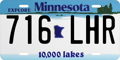 MN license plate 716LHR