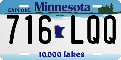MN license plate 716LQQ
