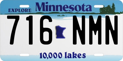 MN license plate 716NMN
