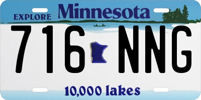 MN license plate 716NNG