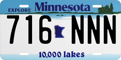 MN license plate 716NNN