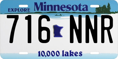 MN license plate 716NNR