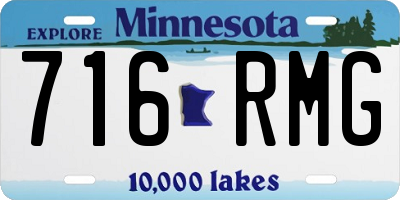 MN license plate 716RMG