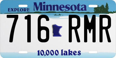 MN license plate 716RMR